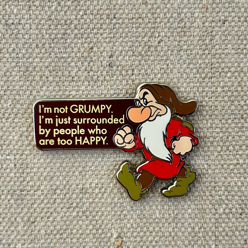 Disney Silver Enamel Pin